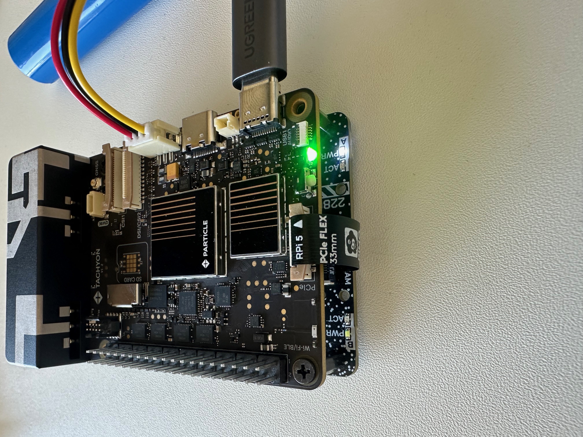 Pimoroni power LED on