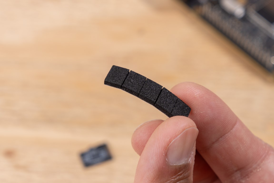SD card foam