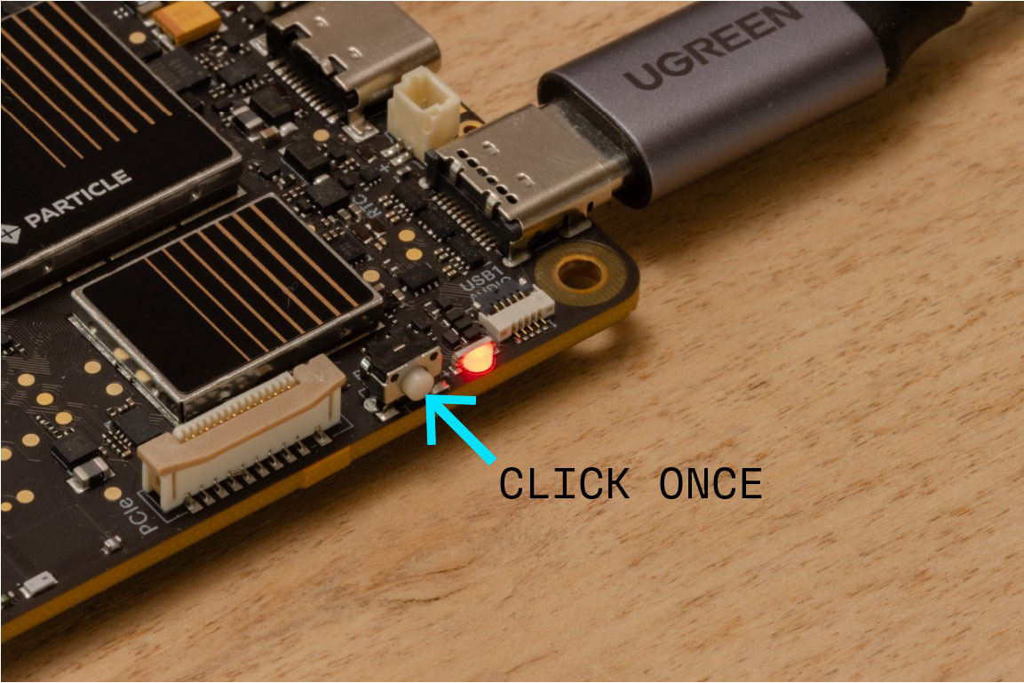 Tachyon button click